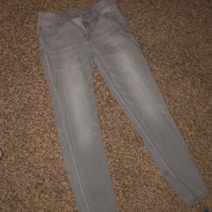 Gray Boyfriend Jeans